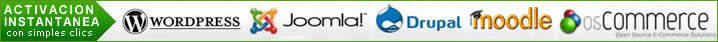 Joomla Wordpress Moodle instalacion en minutos