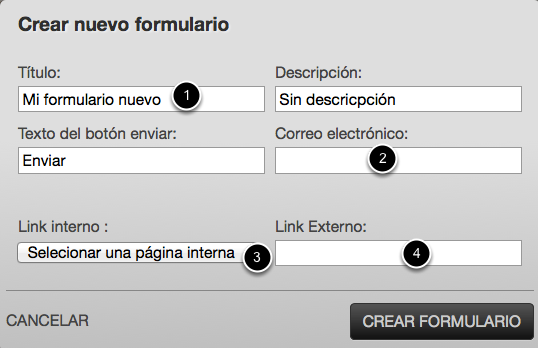 formulario contacto basekit