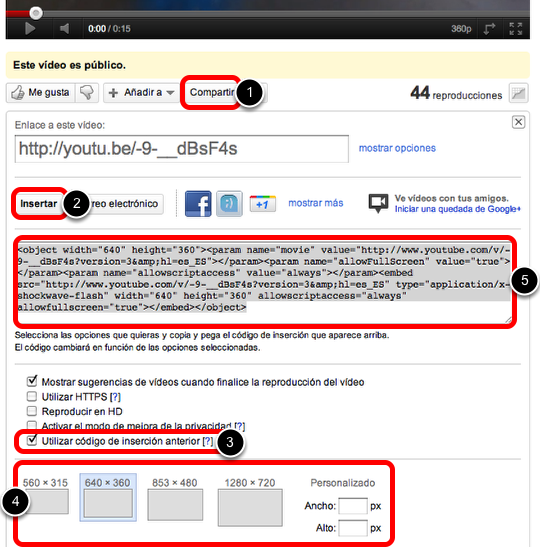 insertar video basekit
